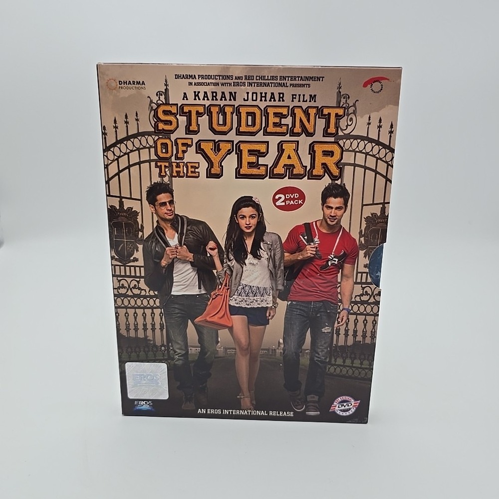 Student of the Year Eros Bollywood 2 DVD Set Sidharth Malhotra Varun Dhawan 2012